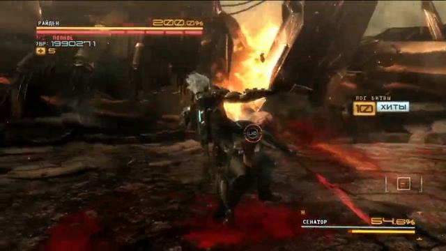 Metal Gear Rising. Сенатор Армстронг. Возмездие. Без урона/Armstrong.Revengeance. No Damage.