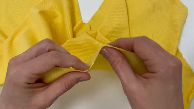 Трикотаж кашкорсе мягкий Желтый 26042343