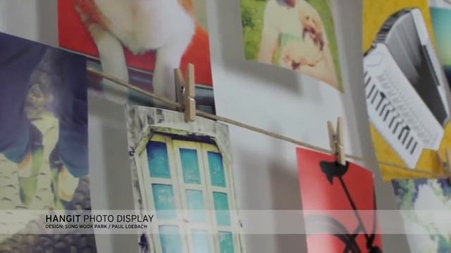 Панно c зажимами для фотографий Umbra Hangit | DOM-STORE
