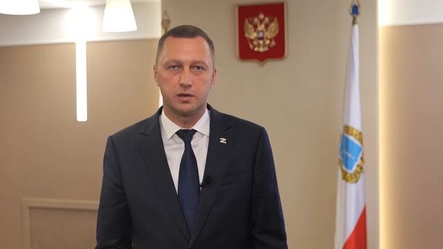 Поздравление с Днём строителя от Губернатора Саратовской области Романа Бусаргина
