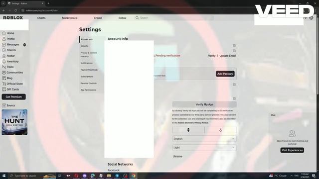 Как подтвердить свой адрес электронной почты в Roblox — ?