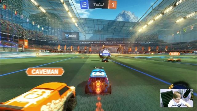 Нашел увлекательную игру Rocket League