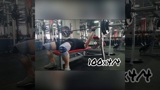 Жим лёжа. Четвернин Андрей. 100 кг.