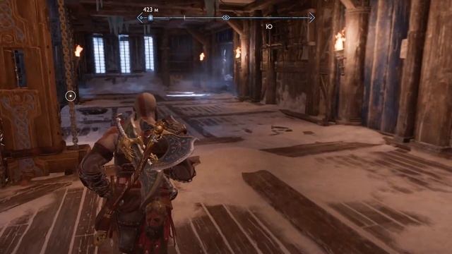 God of War: Ragnarök. Сундук норн: Нифльхейм. Показан путь к сун
