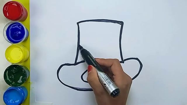 BOLALAR UCHUN SHAPKA RASM CHIZISH/Нарисовать шапка для детей