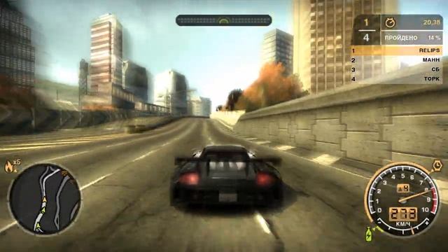 Прохождение NFS: Most Wanted - Путь Чемпиона: Завоевание Титула и Признания