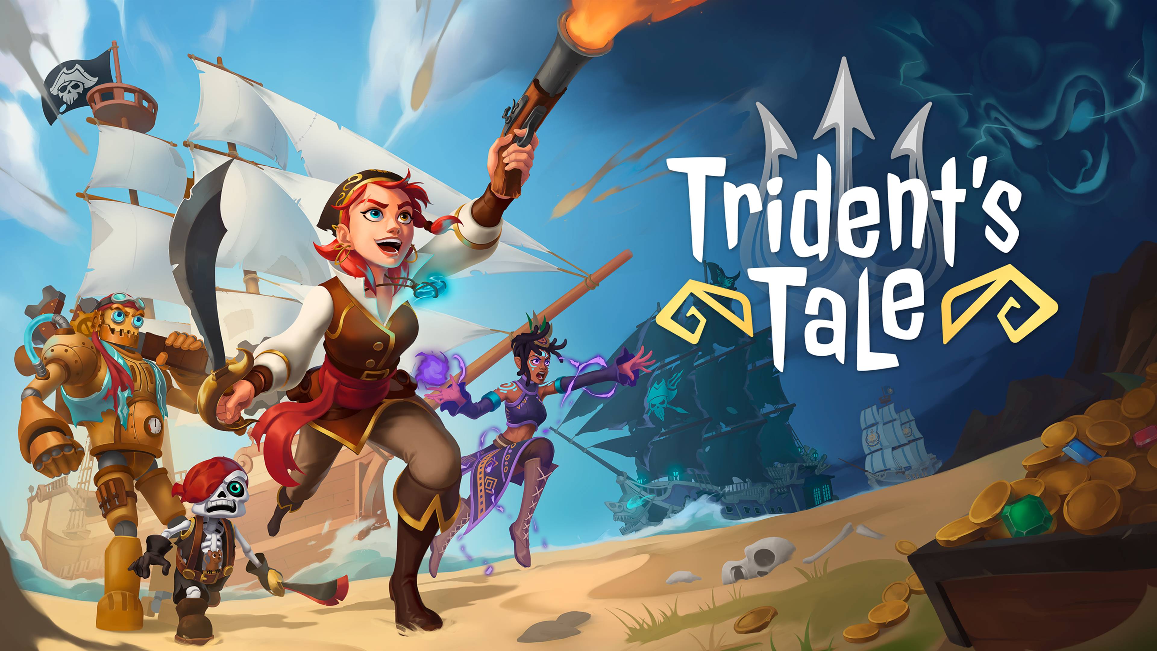 Trident's Tale - ГЕЙМПЛЕЙ - приключенческий экшен