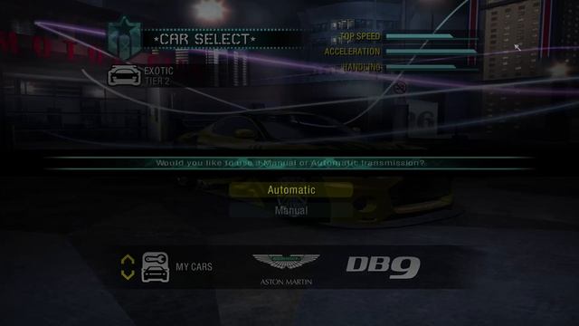 Как сделать машину Ронни Астон Мартин DB9 Need For Speed Carbon Redux