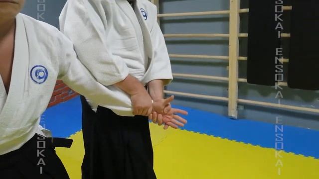 Желтый пояс 5 кю ай ханми катагаеши