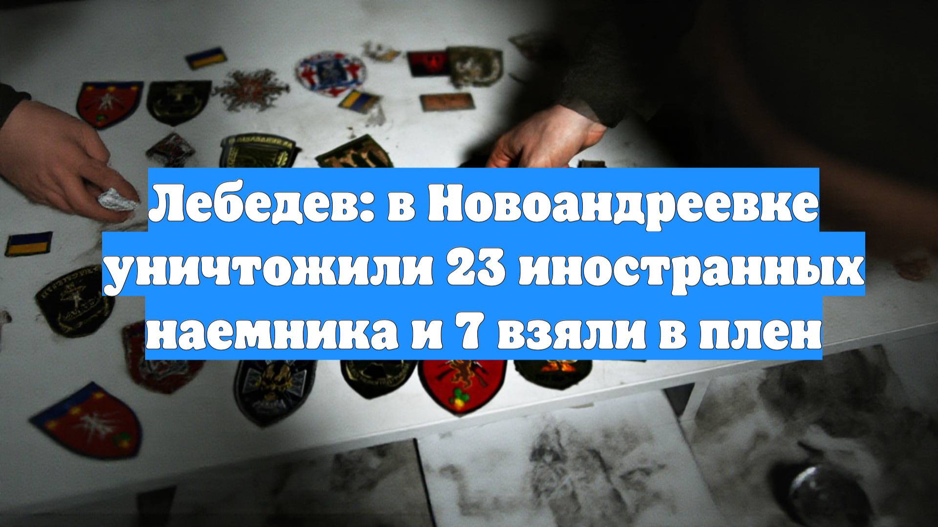 Лебедев: в Новоандреевке уничтожили 23 иностранных наемника и 7 взяли в плен