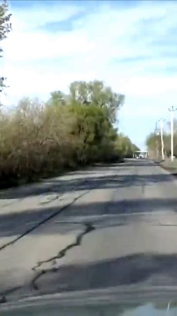 Состояние дороги в Омске на улице Заводская