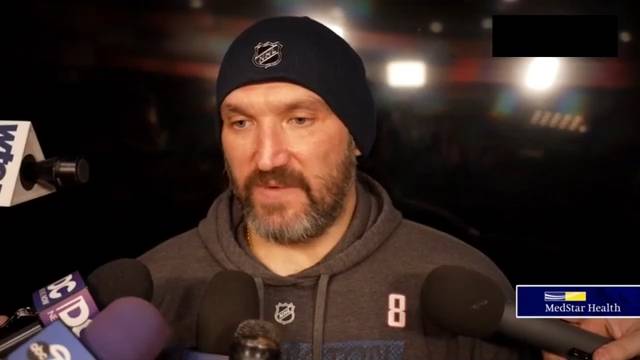 АЛЕКСАНДР ОВЕЧКИН СРАЗУ ПОСЛЕ ВЫЛЕТА ИЗ ПЛЕЙ-ОФФ