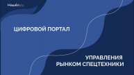 Цифровой портал управления рынком спецтехники nashel.ru