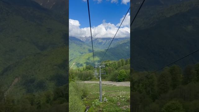 Канатная дорога на Роза пик 2320 метров.
