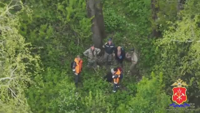 С помощью беспилотника в Кемеровском округе нашли заблудившуюся в тайге пенсионерку