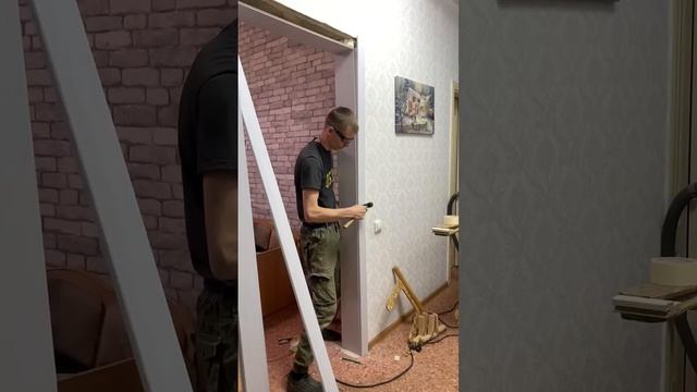 установка двери купе