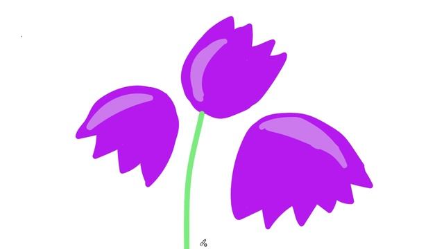 Рисуем колокольчики часть 35
