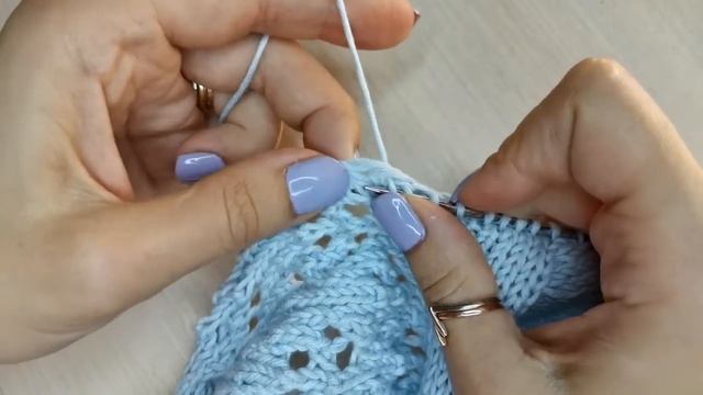 Футболка. Набор петель с обратной стороны рукава