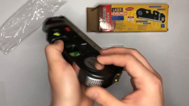 Лазерный уровень Laser Level Pro 3 со встроенной рулеткой