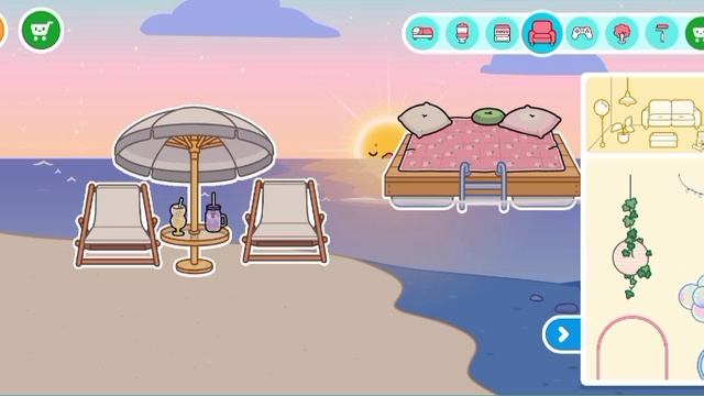 ТОКА БОКА💝 НА МОРЕ🐳🐠🦀ОБУСТРОЙСТВО ПЛЯЖА🏖️ ЧАСТЬ 1