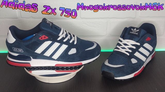 Кроссовки adidas zx 750 цвет синий обзор