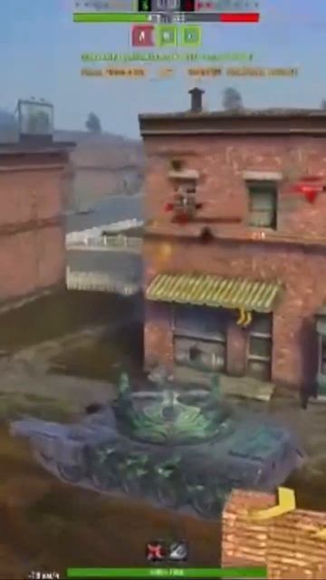 Тест танка«Чёрный пёс» в Tanks Blitz#shorts #wotblitz #gaming