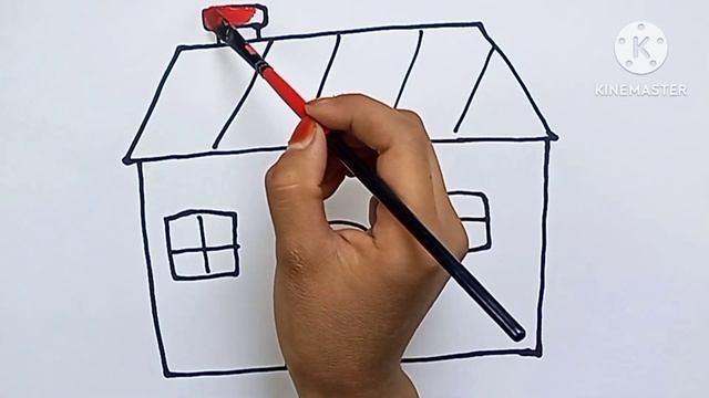 draw a house for children / нарисовать дом для детей