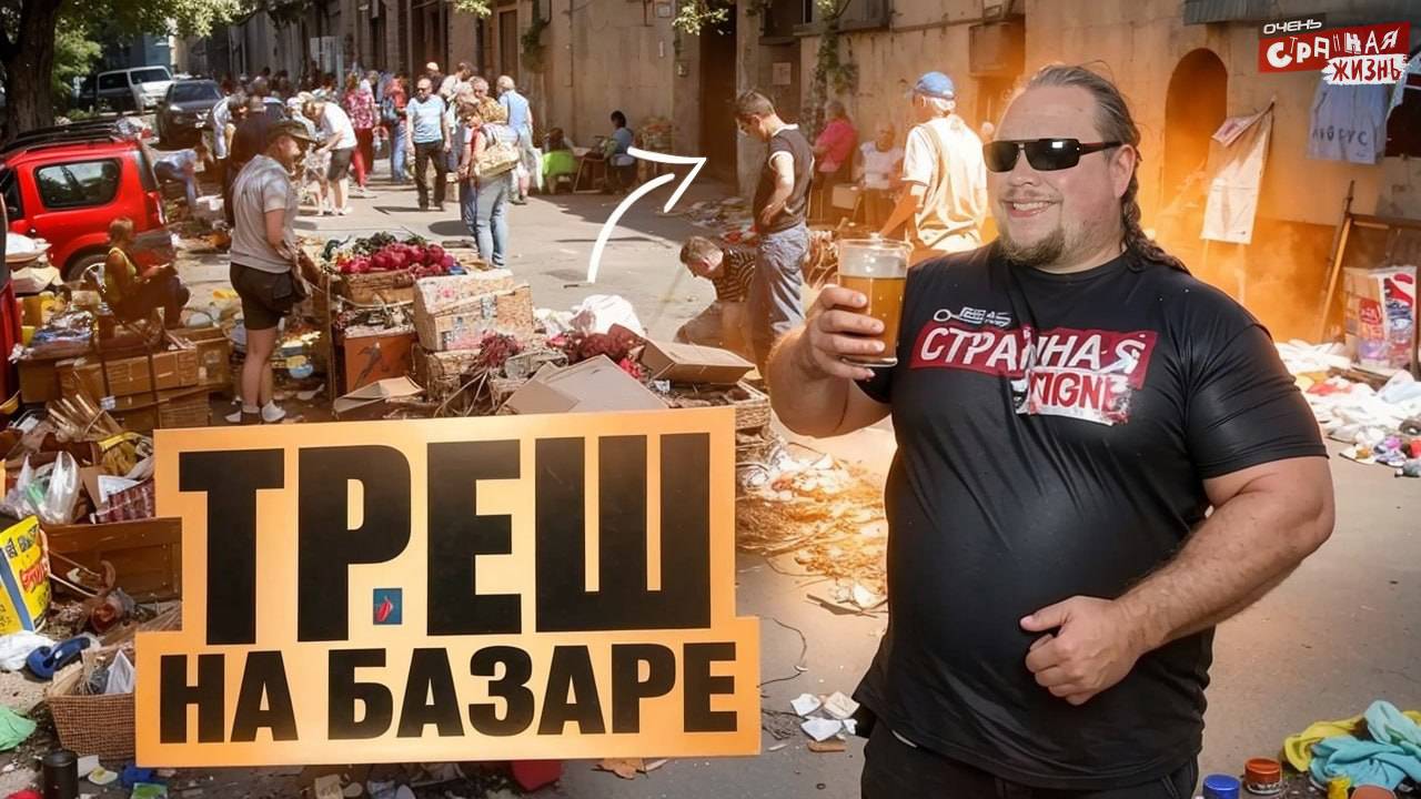 Конфликты на рынках, ты меня обвесил, гад! Неадекватные покупатели, быдло продавцы - ШОК Контент.