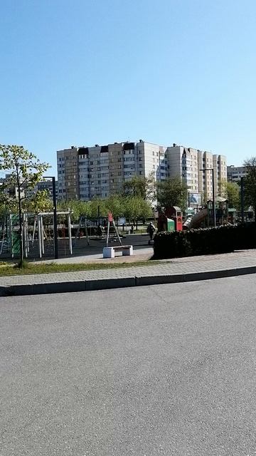 Весенняя погода на стадионе СКА