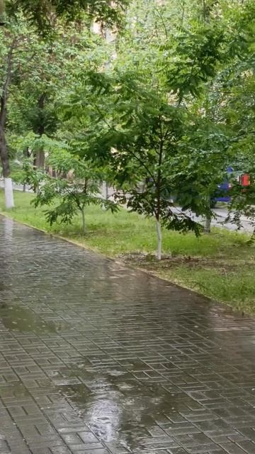когда идёт дождь.