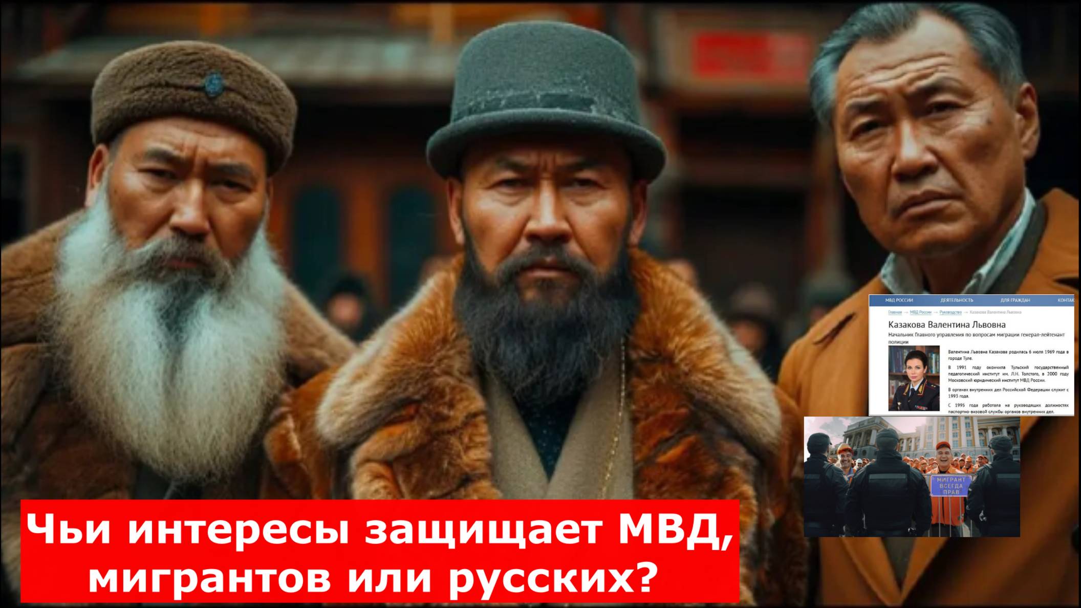 Чьи интересы защищает МВД, мигрантов или русских? Вопрос жёсткий - ответ по факту