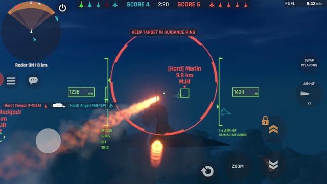 Air Combat Prototype. Тяжеловато после WarWings, но от этого ещё интереснее