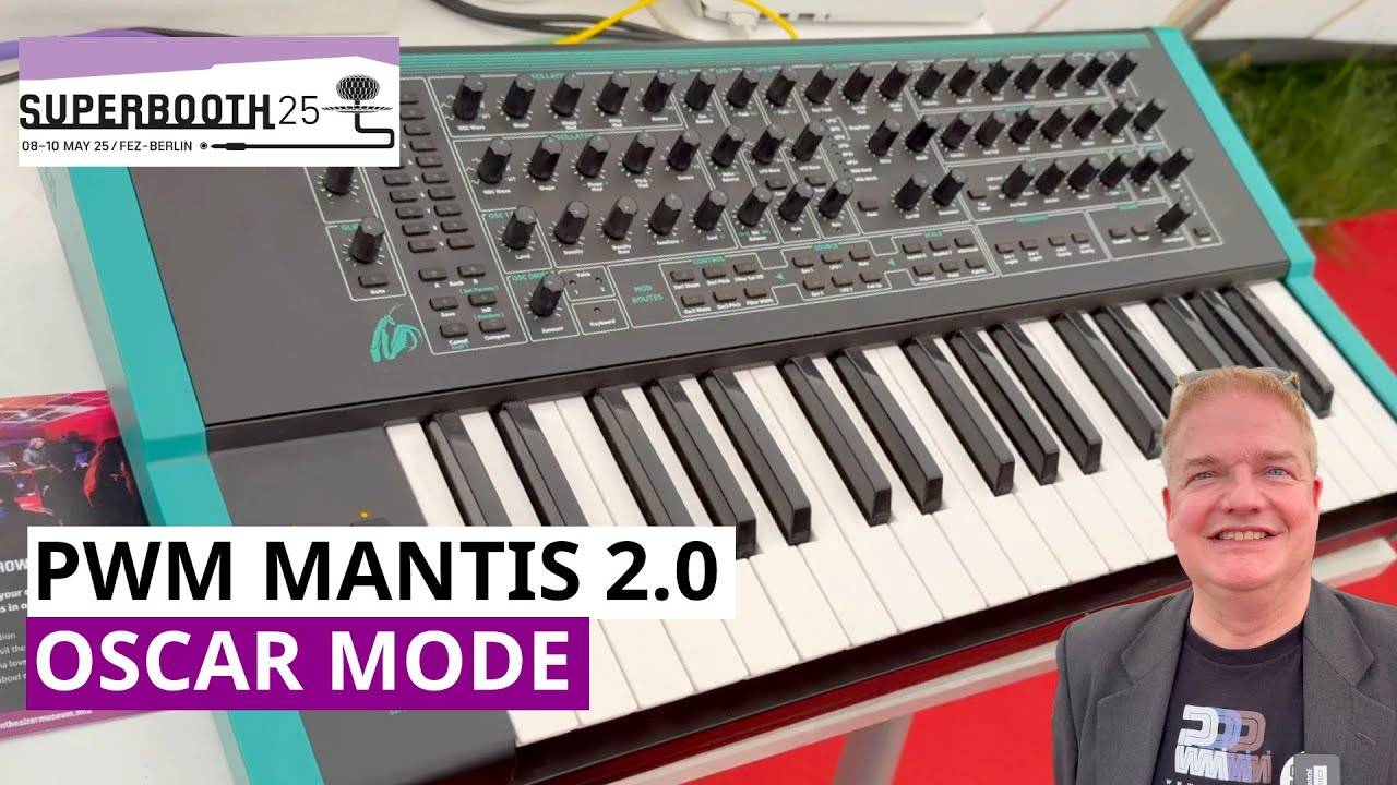 PWM Mantis 2.0: Hybrid Synthesizer gets OSCar Mode | Superbooth 2025