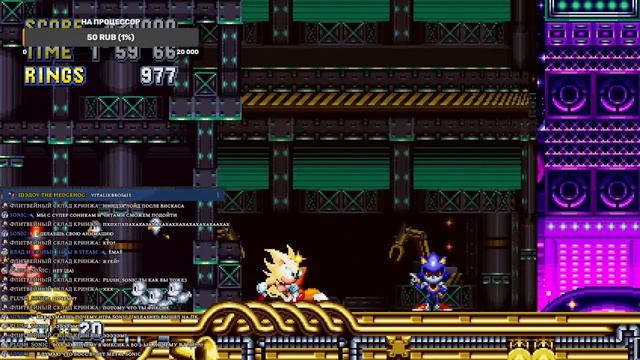 Стрим Проходим Sonic Mania За Соника Добьём 400 подписчиков