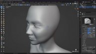 207- Sculpting 2. Face enhancement. Ear started