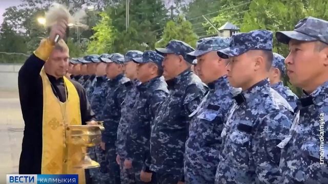Сюжет ВГТРК Калмыкии. Сводный отряд полиции убыл в служебную командировку.