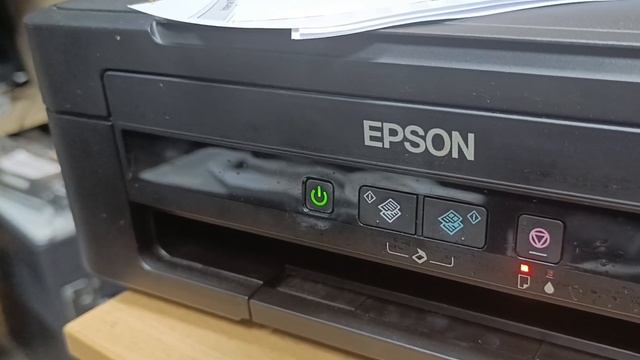 Epson l210 периодически мигает капля и бумага! Что это?