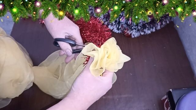КОРЗИНА ДЛЯ ЁЛКИ СВОИМИ РУКАМИ! Без бумаги и клея! Быст