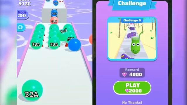 JUICE RUN vs Ball Run 2048 All Levels Gameplay Walkthrough Android, ios max