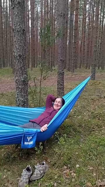 В Сяберский заказник на велосипедах. В гамаке.