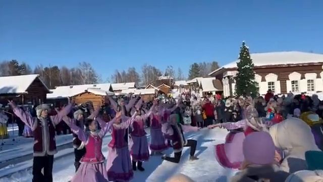 "Узорочье*народный ансамбль танца. г. Иркутск. Рождест?