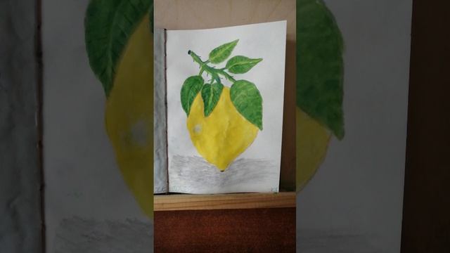 ЛИМОН. Акварельные цветные карандаши, формат А5.