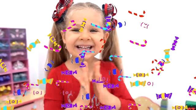 Диана и Рома - Диана и День Конфет! Диана получает сладости за хорошие поступки
