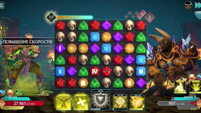 Puzzle Quest 3 - Dok vs cc1hero