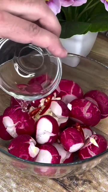 Маринованная редиска