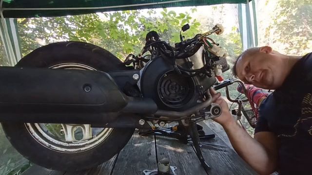 Сборка скутера Honda Today Af67
