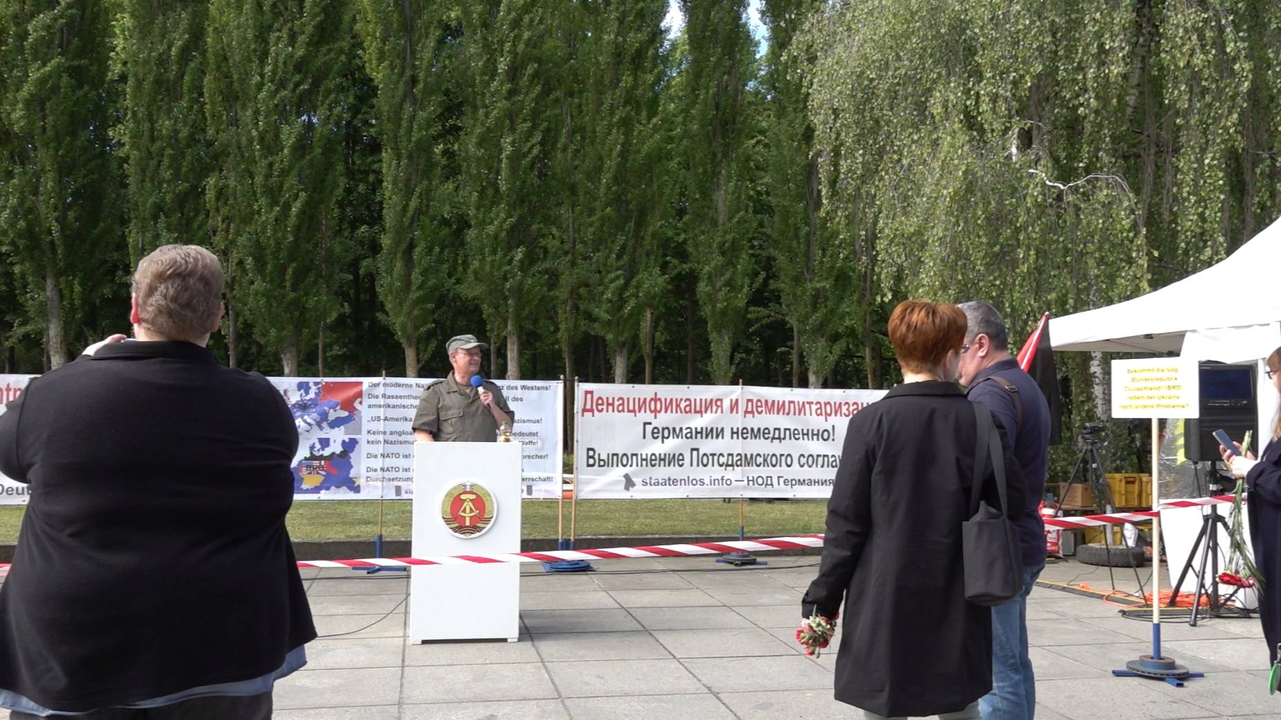 Maria Sacharowa Russland wird Neonazismus besiegen! Tag des Sieges Berlin-Treptow 9. Mai 2025