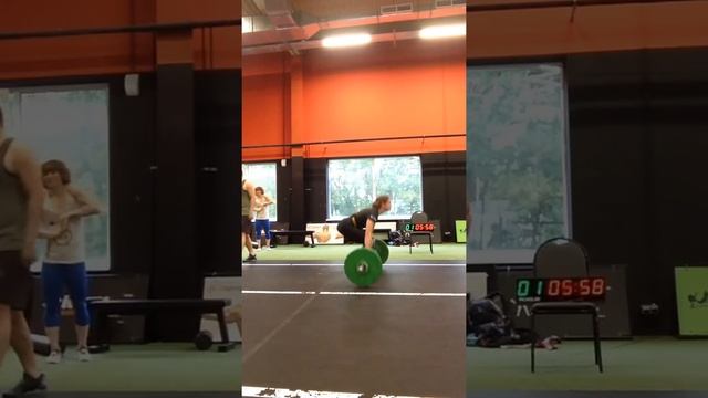 Ерзина Ольга 1)40 фронт. ,2) 56 повторов  moscow throwdown 2017