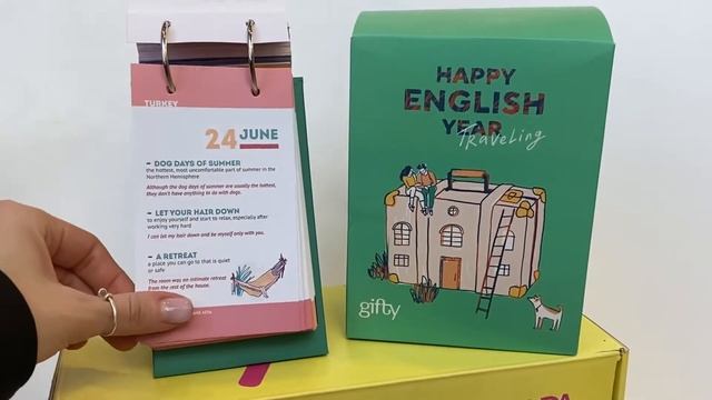 Перекидной календарь Happy English Year Traveling