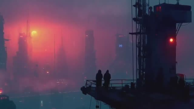 Evening Flow  _  Relaxing Blade Runner Vibes Soundscape